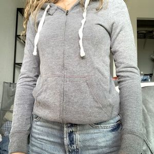 american eagle grey hoodie xxs